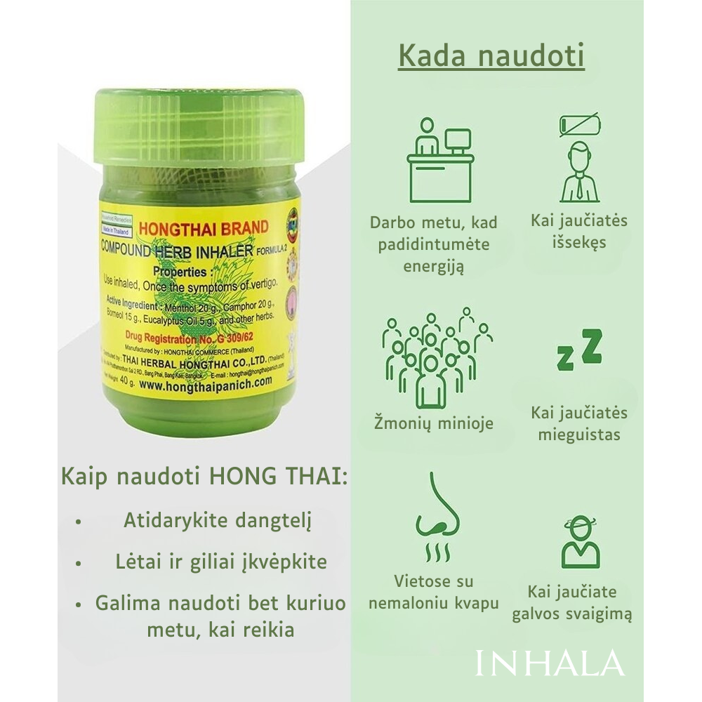 „Hong Thai“ nosies inhaliatorius