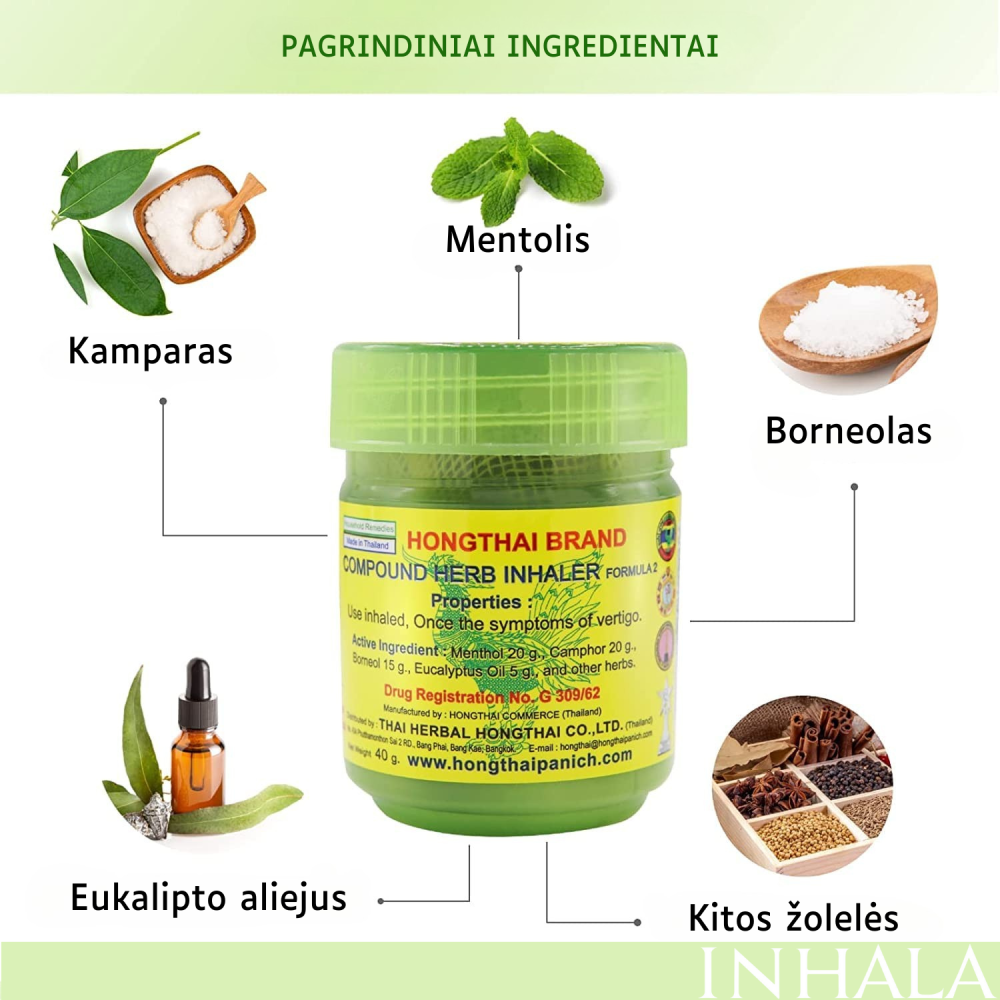 „Hong Thai“ nosies inhaliatorius
